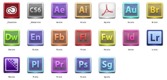 Adobe CS6 Replacement Icons screenshot