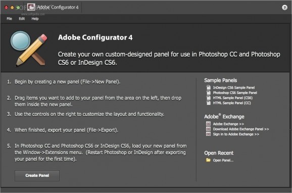 Adobe Configurator screenshot