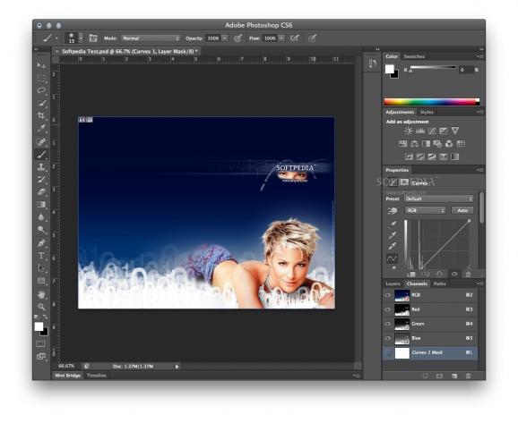 Adobe Photoshop Extended screenshot