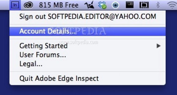 Adobe Edge Inspect screenshot