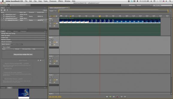Adobe Soundbooth screenshot