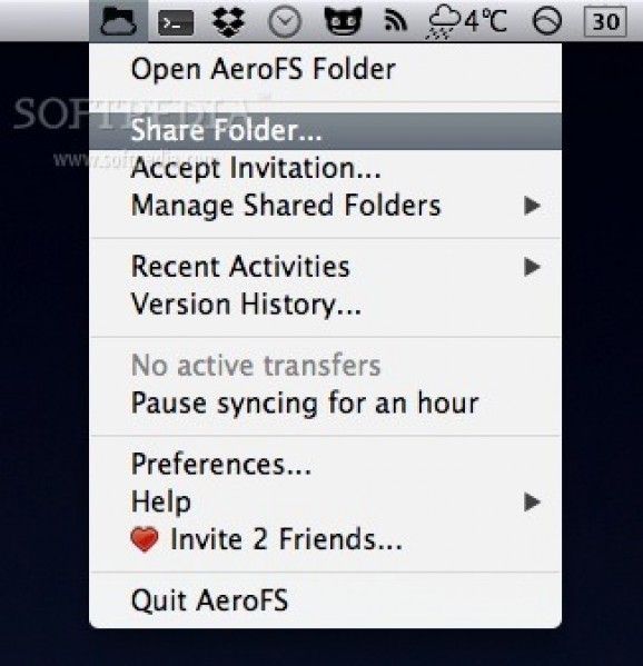 AeroFS screenshot