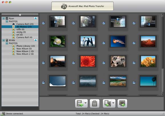 Aiseesoft Mac iPod Photo Transfer screenshot