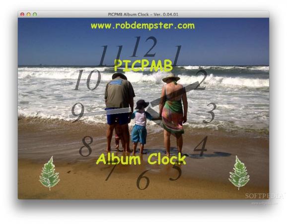 Album Clock screenshot