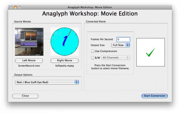 Anaglyph Workshop: Movie Edition screenshot