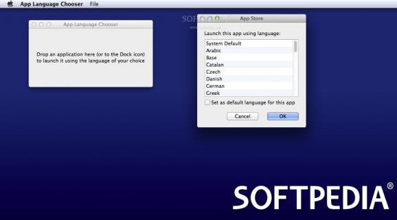 App Language Chooser screenshot