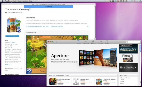 App...Store Quickview screenshot