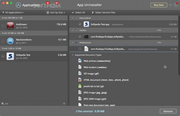 App Uninstaller screenshot
