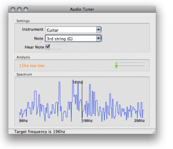 Audio Tuner screenshot