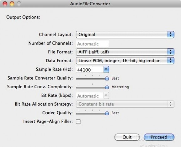 AudioConverter (formerly AudioFileConverter) screenshot