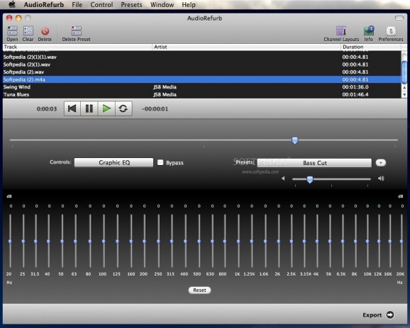 AudioRefurb screenshot