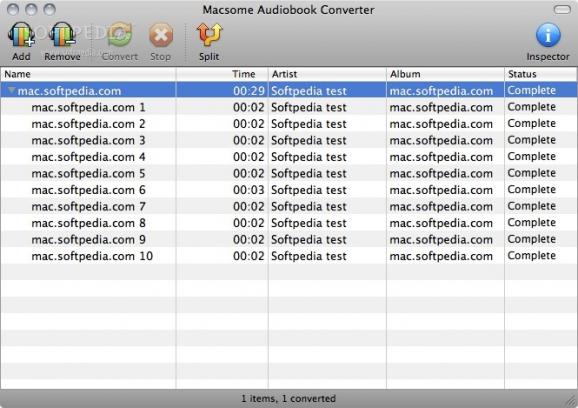 Macsome AudioBook Converter screenshot