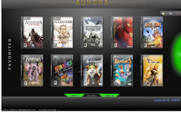 Aurora Game Manager screenshot