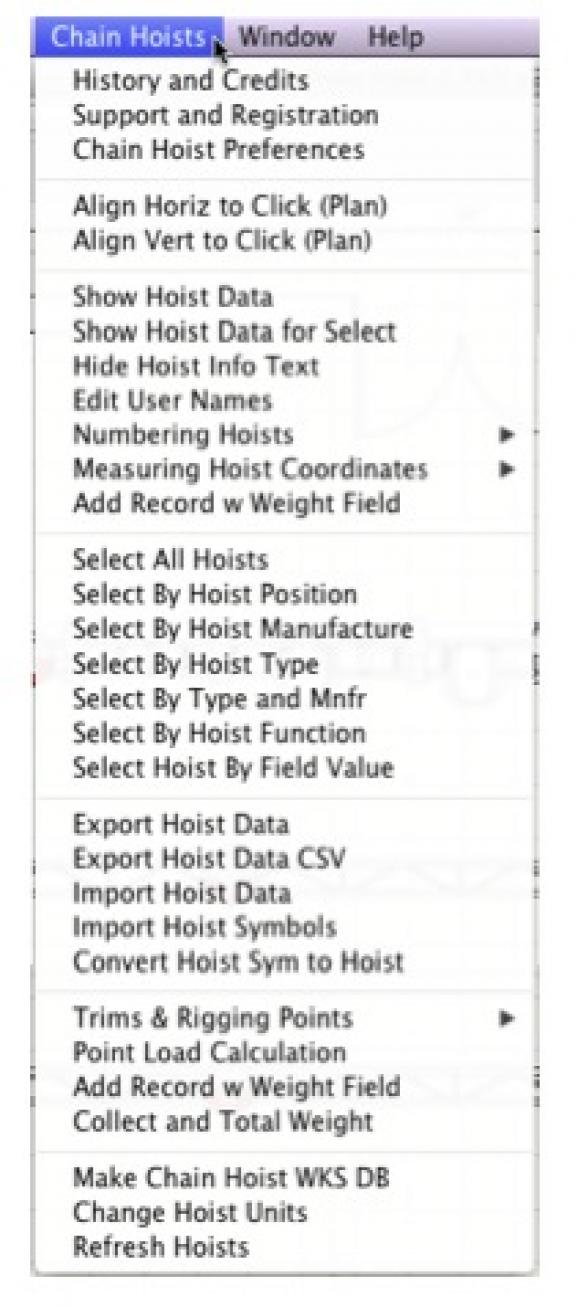 AutoPlot Chain Hoist Tools screenshot