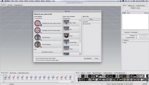 Autodesk Mudbox screenshot