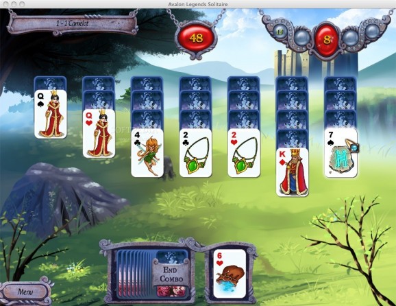 Avalon Legends Solitaire screenshot