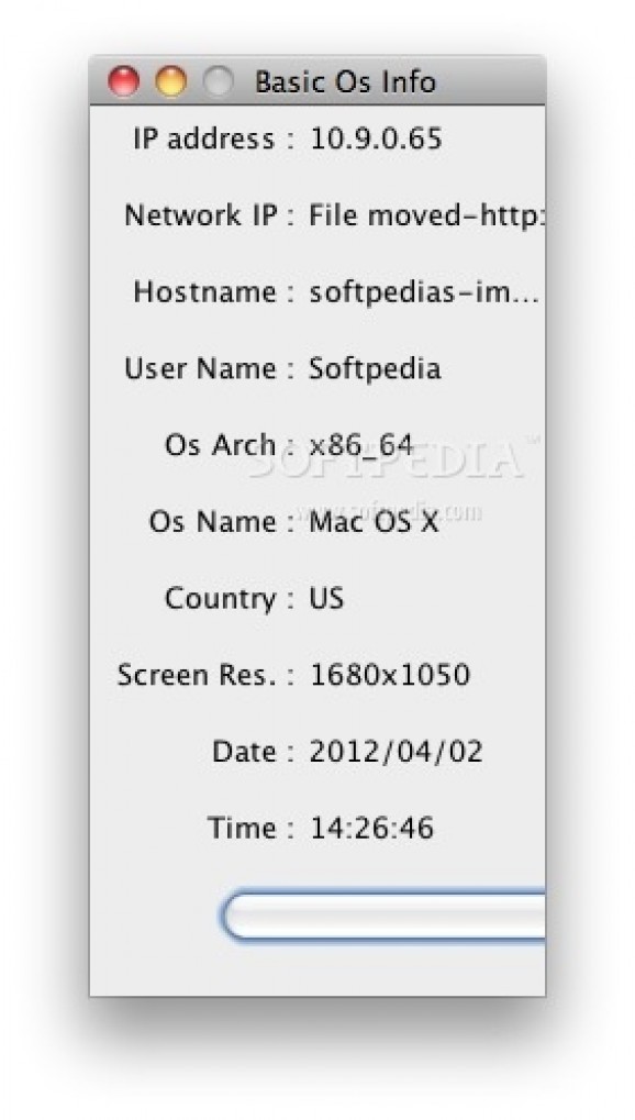 Basic OS Info screenshot