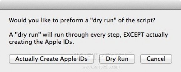 Batch Apple ID Creator screenshot