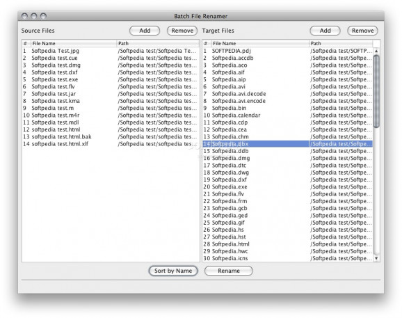 Batch File Renamer screenshot