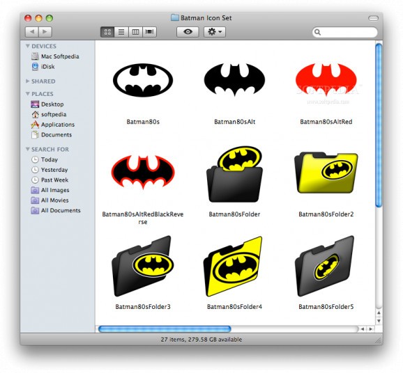Batman Icon Set screenshot