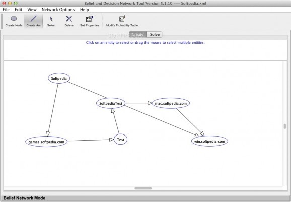 Belief and Decision Networks screenshot