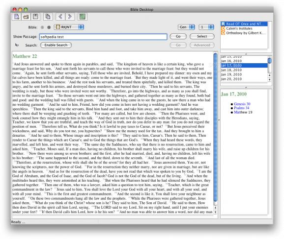 Bible Desktop screenshot