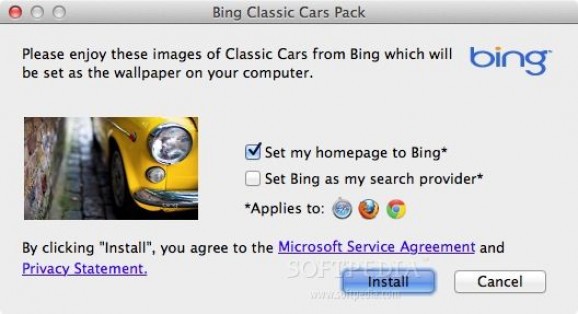 Bing Wallpaper Pack Classic Cars screenshot