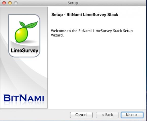 BitNami LimeSurvey screenshot
