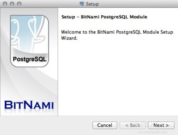 BitNami PostgreSQL screenshot