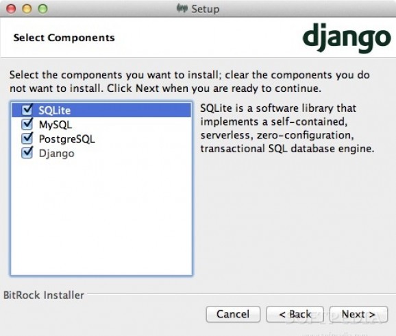 Bitnami Django Stack screenshot