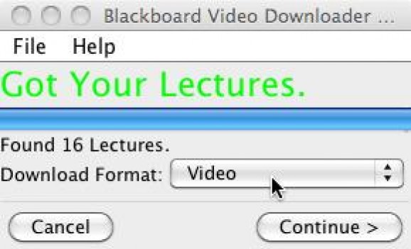 Blackboard Video Downloader screenshot