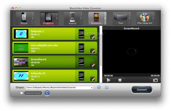 BlazeVideo Video Converter screenshot