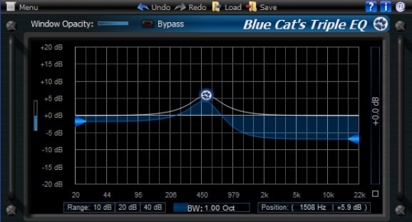 Blue Cat's Triple EQ screenshot