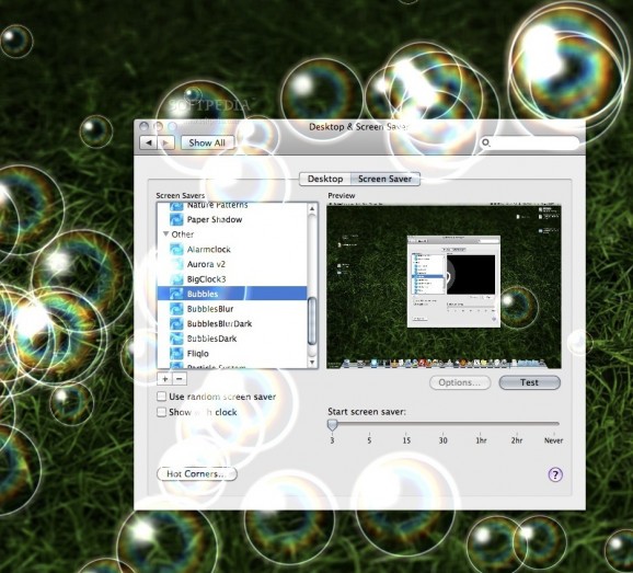Bubble Screensaver screenshot