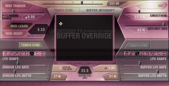 Buffer Override screenshot