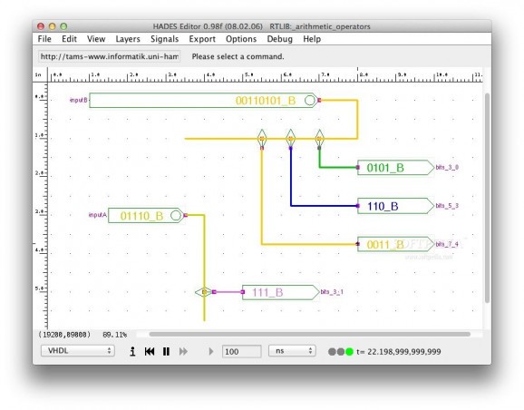 Bus-tap components screenshot