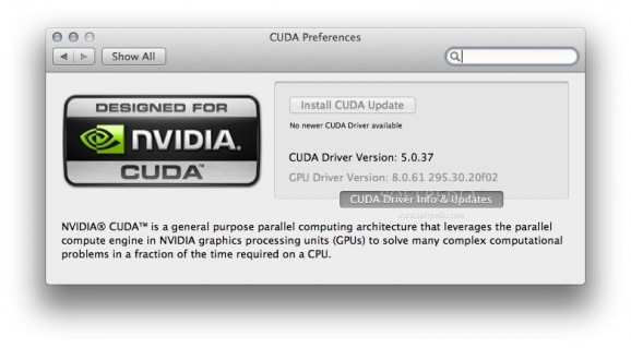 CUDA Toolkit screenshot