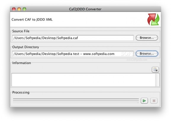 Caf2Jddd Converter screenshot