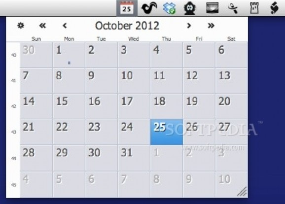 Calendars screenshot