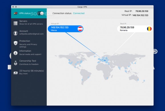 Cargo VPN screenshot