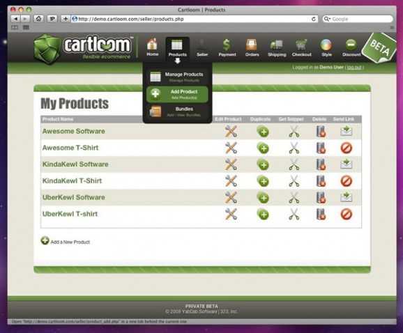 CartLoom screenshot