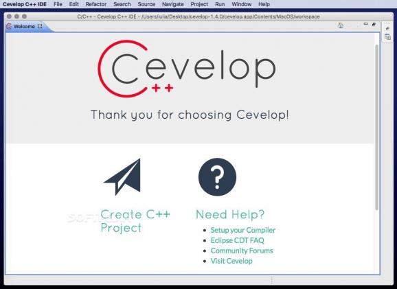 Cevelop screenshot