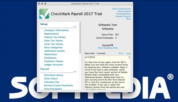 CheckMark Payroll 2020 screenshot