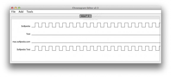Chronogram Editor screenshot