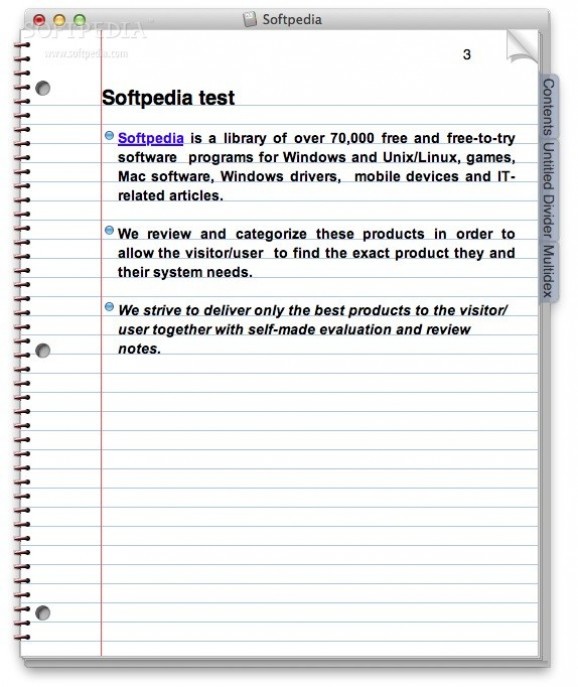 NoteBook screenshot
