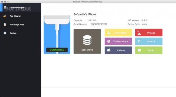 Cisdem iPhoneCleaner for Mac screenshot
