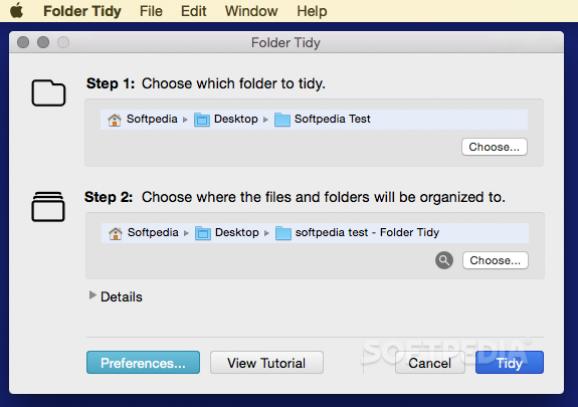 Folder Tidy screenshot
