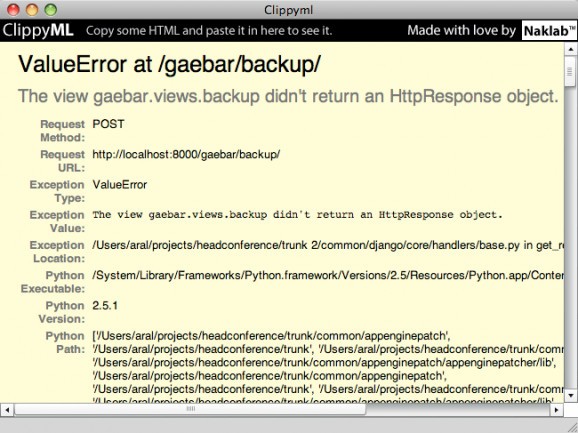 ClippyML screenshot