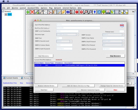 CloudView NMS screenshot