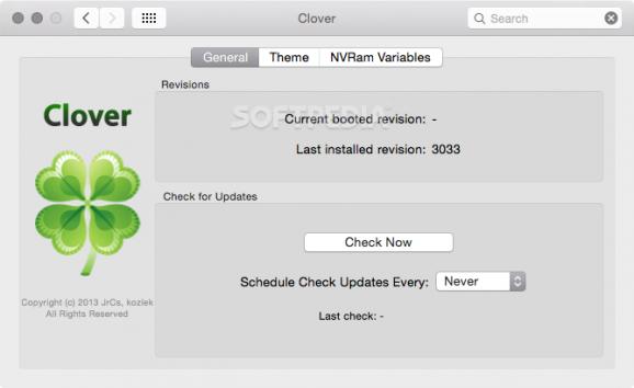 Clover EFI screenshot